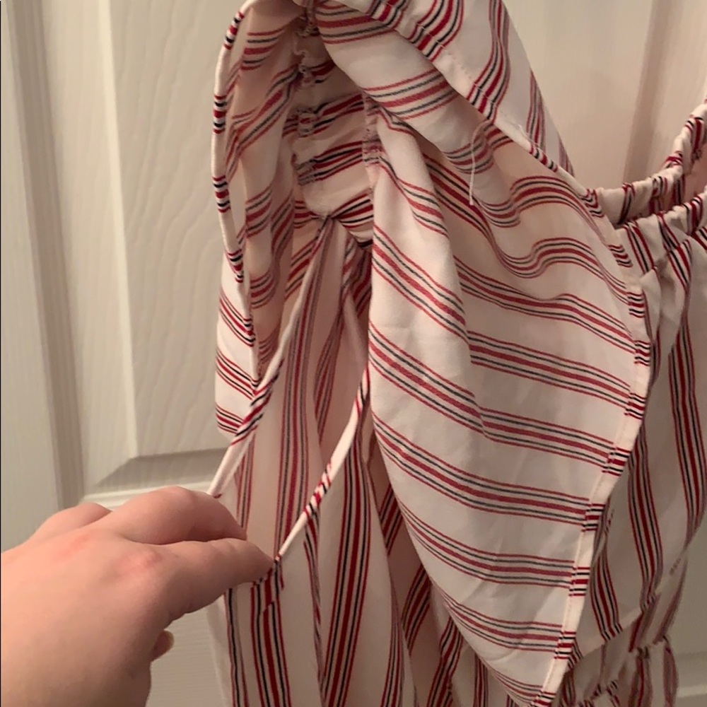 Forever 21 Red and Black Striped Romper - Picture 5 of 6